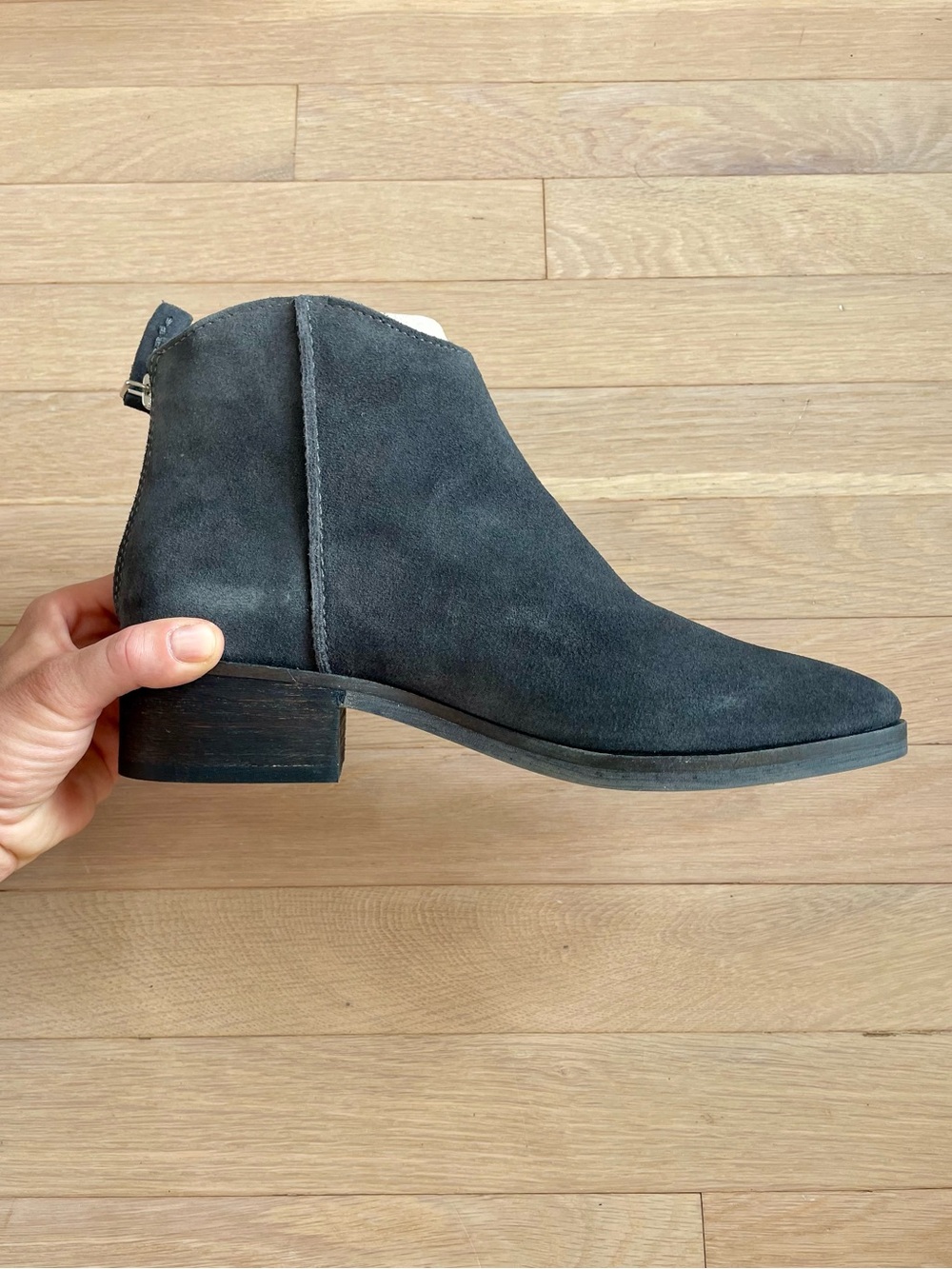 Dolce Vita Tucker Anthracite Suede Booties